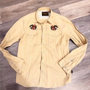 Howler brothers embroidered shirt size medium